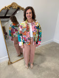 Dylan Quilted Maya Jacket Multi Colored