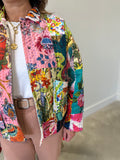 Dylan Quilted Maya Jacket Multi Colored