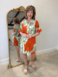 Bobo Chic Abstract Fern Dress
