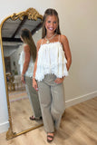 Autumn Lace Cami Top Cream