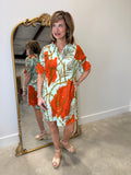 Bobo Chic Abstract Fern Dress