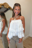Autumn Lace Cami Top Cream