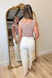 Hug Me Tight Jeans Washed Beige