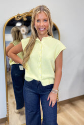 Piper Vest Cardigan Butter