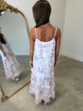 Meadow Blossom Midi Dress Ivory