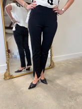 APNY PO Pont Pant w Split Hem Black