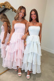 Barefoot Beauty Layered Maxi Dress Pink