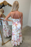Sweet Petals Bow Front Midi Dress