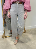 APNY Wide Leg Crop Pant Mocha