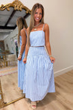 Carolina Stripes Cami Tank Blue