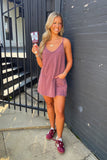 Count Down Athletic Dress Maroon