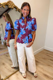 Figure Flattery Button Pants Ecru