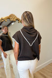 Chocolate Truffle Tie Sweater