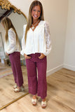 Delicate Embroidered Lace Blouse Cream