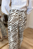 On Trend Zebra Scalloped Pants