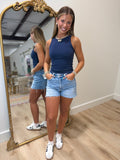 RD Style Ralyn Tank w/bra cups navy