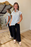 Expect Polka Dots Blouse White