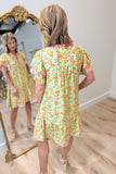 Umgee Secret Garden Dress Green