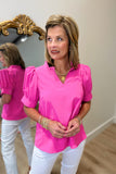 Sunshine and Summer Time Top Pink