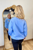 In the Wild Crew Neck Sweatshirt Duck Blue