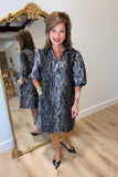 Boho Chic Animal Instinct Dress Black