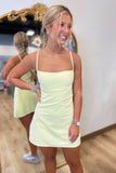 Sweetheart Athletic Dress Yellow