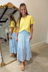 Sweet Breeze Cardigan Top Yellow