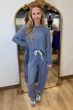 Saturday Sofa Jogger Set Navy