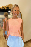 Flowy Athletic Tank Peach