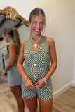 Olive Grove Polka Dot Vest