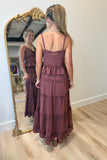 Soft Living Maxi Skirt Set Maroon