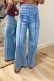 High Waisted Wide Leg Jean