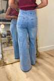 High Waisted Wide Leg Jean