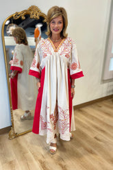 Bohemian Bliss Dress Red