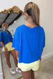 Easy Wear Pocket Tee Cobalt