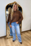 Cottage Cardigan Sweater Brown