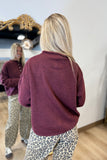 Cottage Cardigan Sweater Maroon