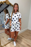 Dot the Day Short Set Cream