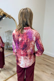 Renuar Long Sleeve Blouse Merlot