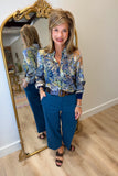 Renuar Wide Cuff Pant Deep Sea