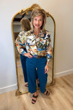 Renuar Wide Cuff Pant Deep Sea
