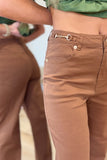 Equestrian Muse Buckle Pant Brown