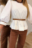 Rowan Belt Top Cream