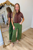 Equestrian Muse Buckle Pant Green