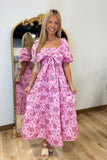 Blooms of Pink Dress