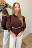 Rowan Belt Top Brown