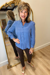 Joh Cassie Top Blue