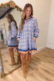 Sunflower Field Dress Blue