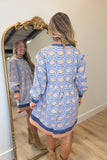 Sunflower Field Dress Blue