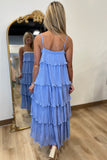 Periwinkle Tiers Maxi Dress